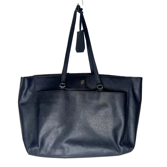 Tory Burch Robinson Tote Bag Large Saffiano Leather Purse - Picture 1 of 16